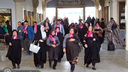 تشرف ۱۲۰۰ سالمند استان مرکزی به زیارت حرم بانوی کرامت