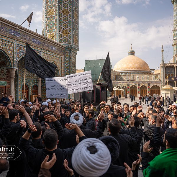 میزبانی حرم فاطمی از هیئات عزاداری شهادت حضرت زهرا(س)