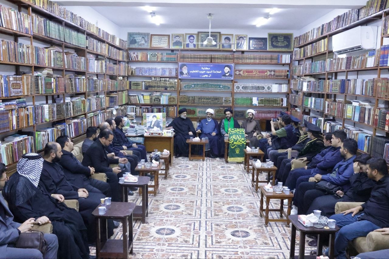 دیدار سفیران کریمه اهل بیت(س) با نماینده آیت‌الله سیستانی در کربلا