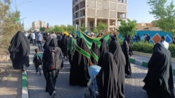 اجتماع مردمی برای حمایت از غزه با حضور خادمین و خادمیاران۱۴۰۴/۱/۲۶حرم حضرت معصومه(س)