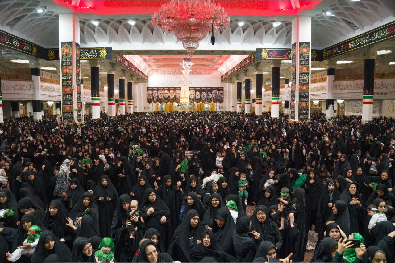 گزارش تصویری ازمراسم شیرخوارگان حسینی در اولین روز محرم در…