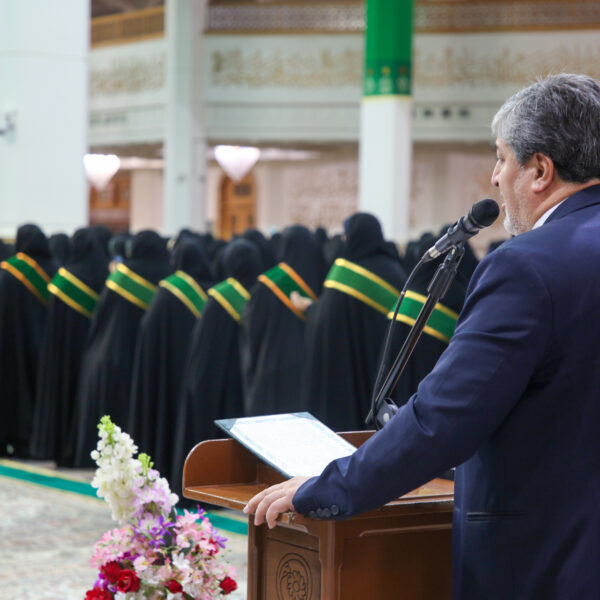 برگزاری آیین معنوی خطبه‌خوانی به مناسبت ولادت حضرت فاطمه‌زهرا سلام الله علیها در حرم بانوی کرامت