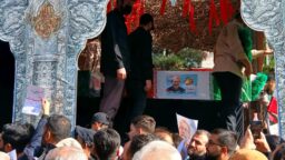 تشییع پیکر شهید علّی لاریجانی و فرزند برومندش مرتضی لاریجانی با حضور گسترده مردم شریف قم