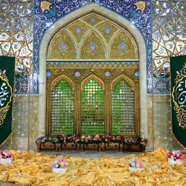 هیئت هفتگی معصومانه به مناسبت عید سعید غدیر خم در حرم مطهر برگزار شد