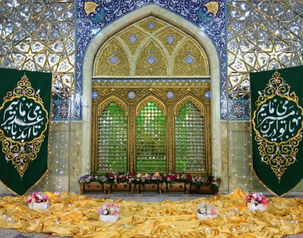 هیئت هفتگی معصومانه به مناسبت عید سعید غدیر خم در حرم مطهر برگزار شد