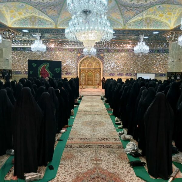 هیئت هفتگی معصومانه در سالروز شهادت حضرت معصومه سلام الله علیها برگزار شد