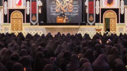 محفل «بفرمایید روضه» ویژه خواهران همزمان با ایام شهادت حضرت فاطمه زهرا «سلام الله علیها» برگزار شد