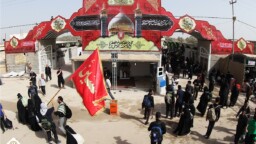 پذیرایی از زائران اربعین حسینی در موکب آستان مقدس عمود ۱۰۸۰