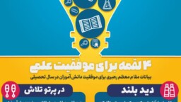 چهارلقمه برای موفقیت علمی