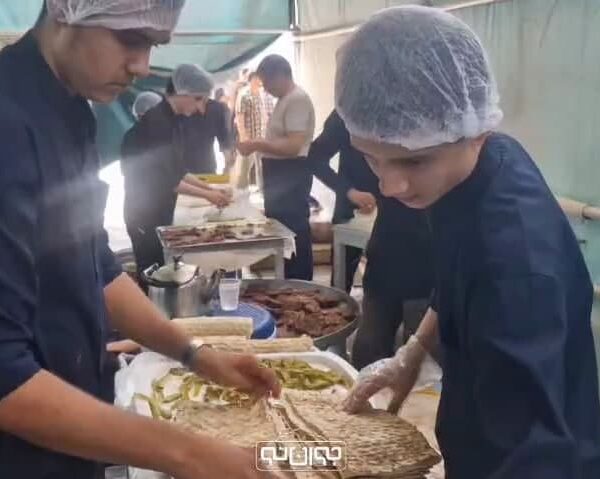 خدمت نوجوانان خادم در ستاد اربعین