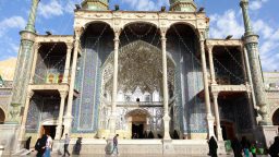 Mirror Porch in Imam Reza Courtyard
