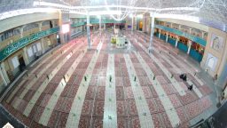 Courtyard of Sāhib al-Zamān (May Allah hasten his advent)