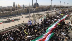 Iraníes celebran el 41.º aniversario de la Revolución Islámica