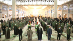 حرم مطہر میں اسلامی انقلاب کے بانی  حضرت آیت اللہ خمینی کی ایران واپسی کی یاد میں ایک تقریب منعقد کی گئی