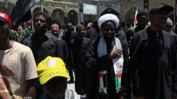 Ashura Mourning Ceremony by African Shia at the Holy Shrine of Lady Fatima Masuma