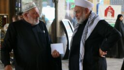 Presence of Palestinian caravan at funeral ceremony of Iran’s martyred leader in holy shrine of Qom