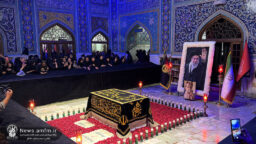 The Atmosphere of the Dar al-Dhikr Corridor at the Shrine of Imam Reza (AS) on the Anniversary of the Martyrdom of the Compassionate Imam