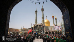 مواكب العزاء بذكرى استشهاد الإمام الرضا (ع) تتوافد على العتبة المعصومية